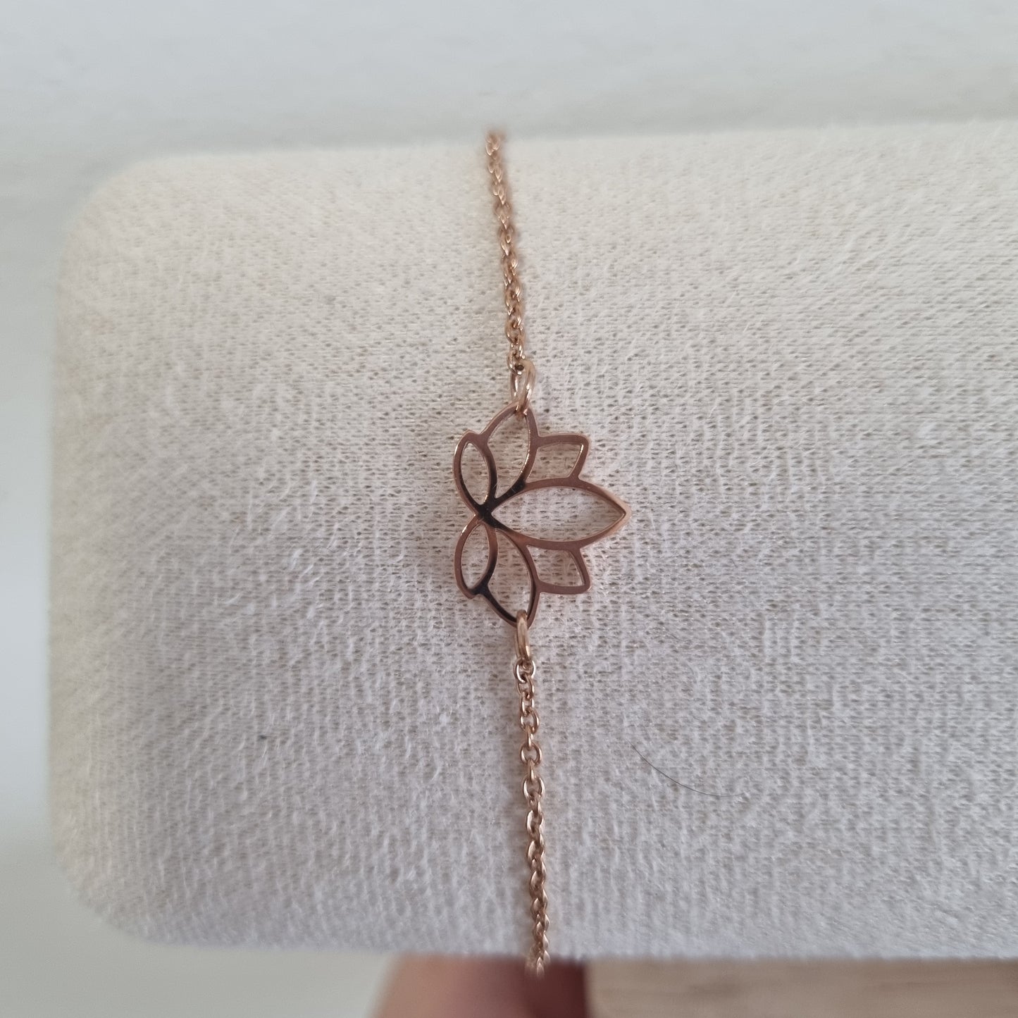 Bracelet Lotus Or Rose