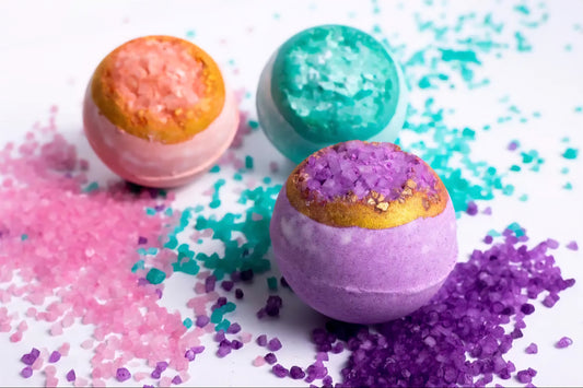 Bombe de bain avec sels