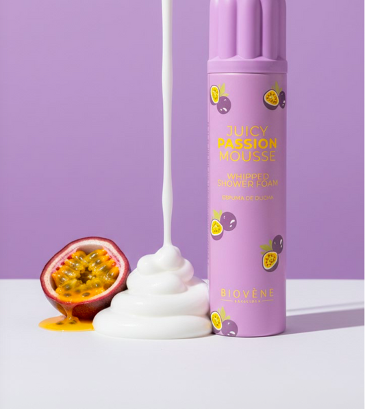 Mousse de douche fruit de la passion