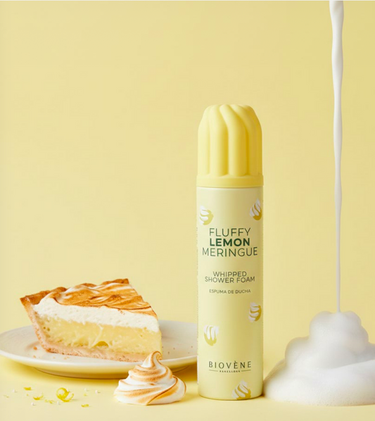 Mousse de douche citron meringuée
